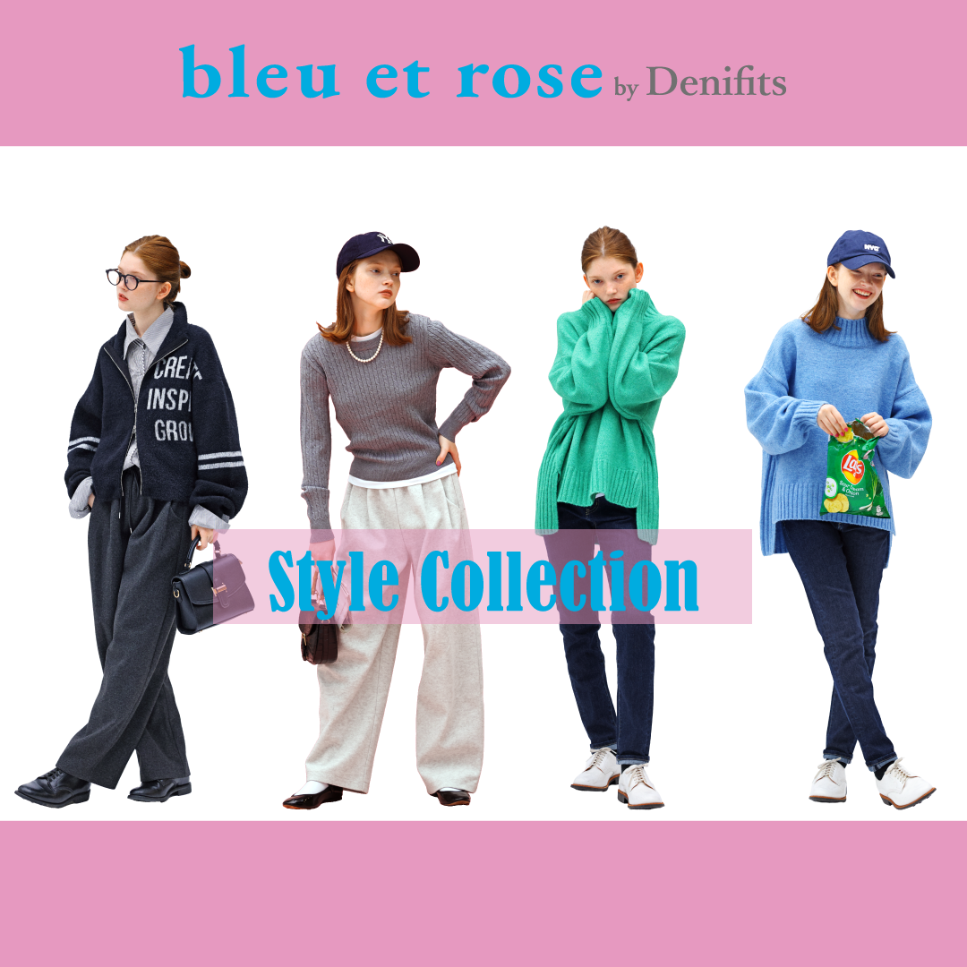 bleu et rose