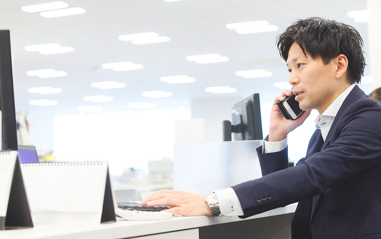 インタビュー風景