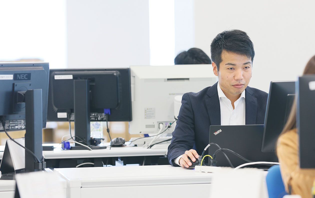 インタビュー風景