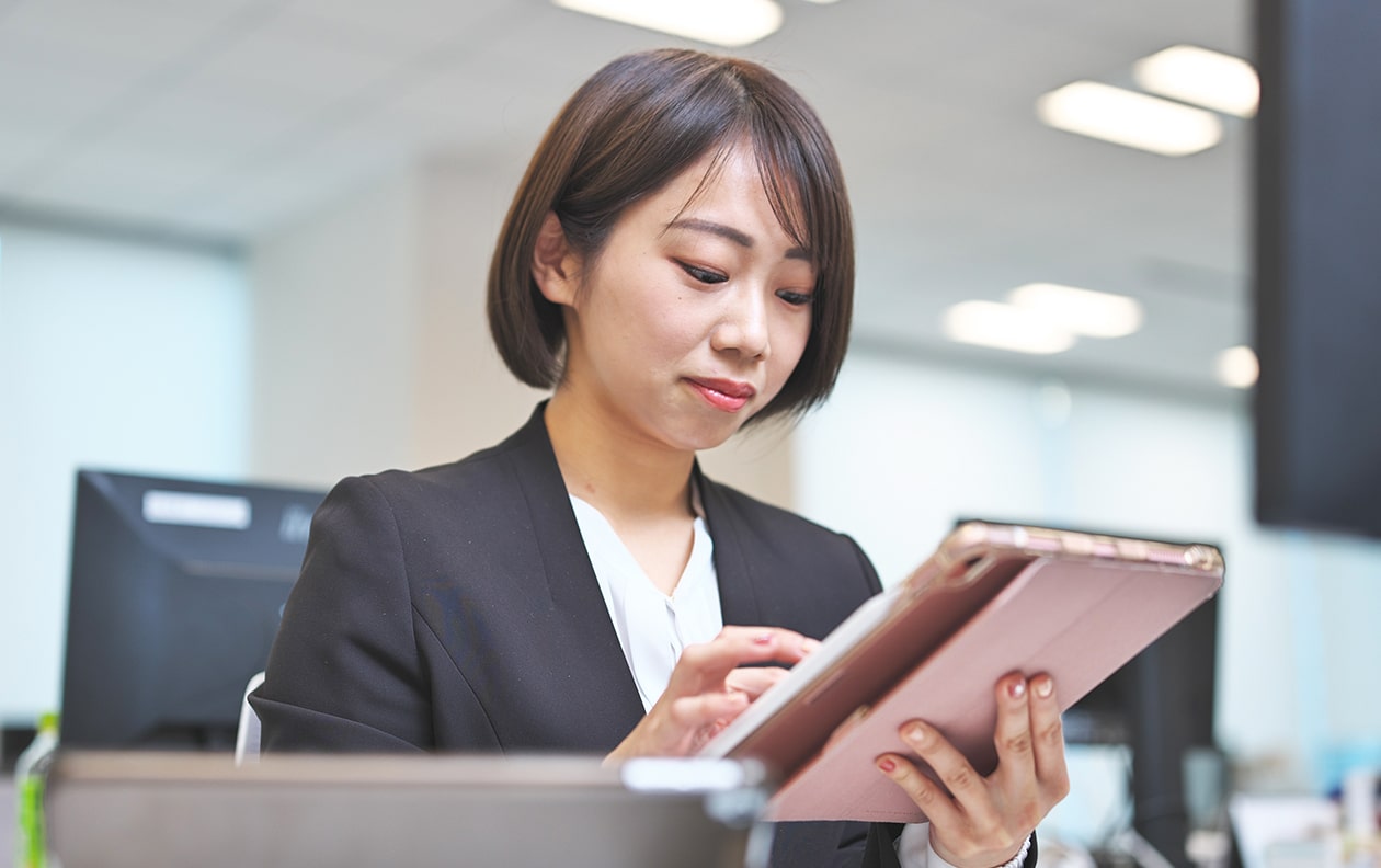 インタビュー風景