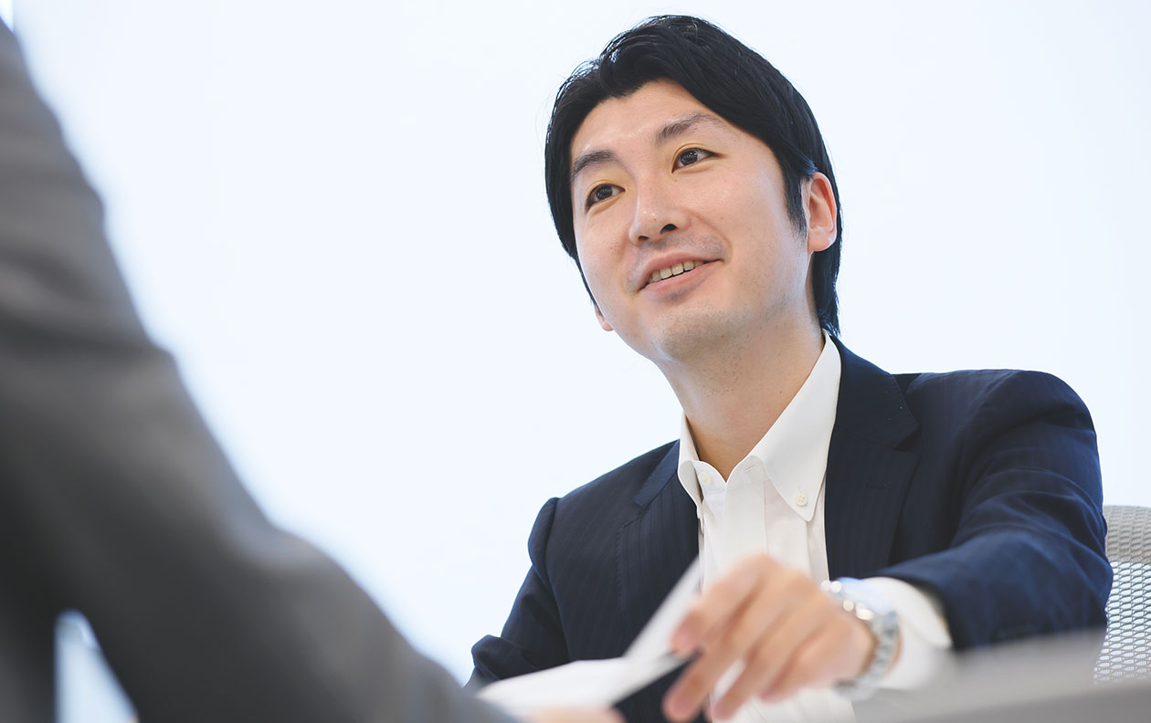 インタビュー風景