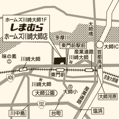 しまむら ホームズ川崎大師店