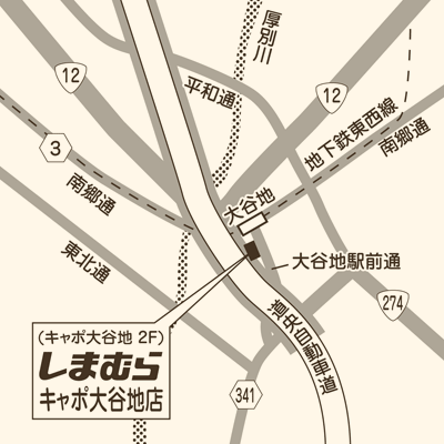 しまむら キャポ大谷地店