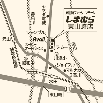 しまむら 東山崎店