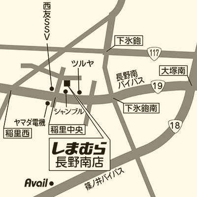 しまむら 長野南店